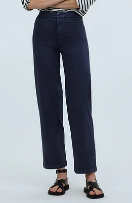 Madewell Emmett Wide Leg Crop Pants at Nordstrom,