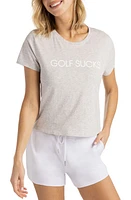 TravisMathew Ten for Graphic T-Shirt Heather Light Grey at Nordstrom,