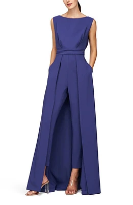 Kay Unger Demi Maxi Jumpsuit Cobalt at Nordstrom,