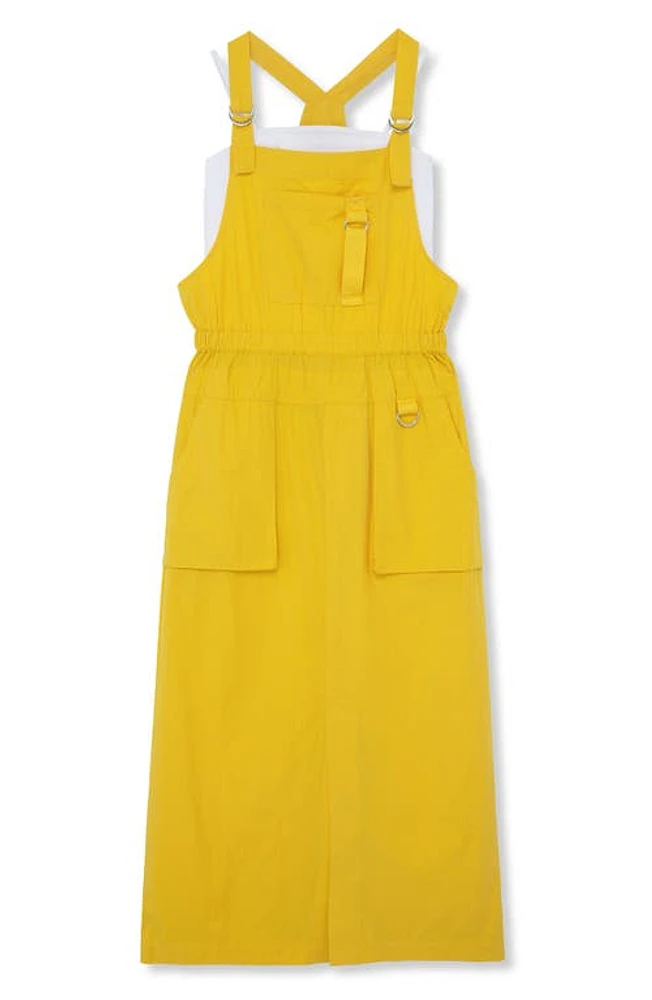 Truce Kids' Rib Tank Top & Jumpsuit Set Yellow at