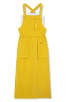 Truce Kids' Rib Tank Top & Jumpsuit Set Yellow at