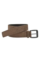 Johnston & Murphy Scored Leather Belt Brown Oiled at Nordstrom,