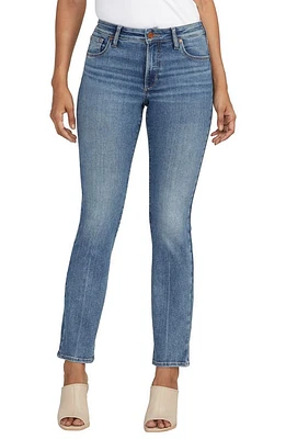 JAG Forever Stretch Mid Rise Slim Straight Leg Jeans Blue Nile at Nordstrom,