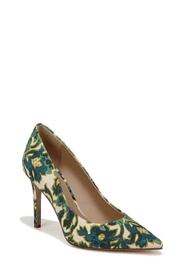 Sam Edelman Hazel Pointed Toe Pump Turqoise Green Multi at Nordstrom,