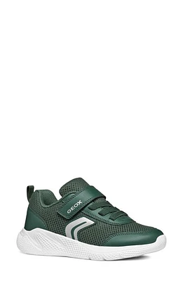 Geox Kids' Sprintye Sneaker Dark Green at Nordstrom,