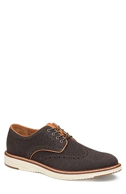 Johnston & Murphy Upton Knit Wingtip Derby Brown Heathered at Nordstrom,