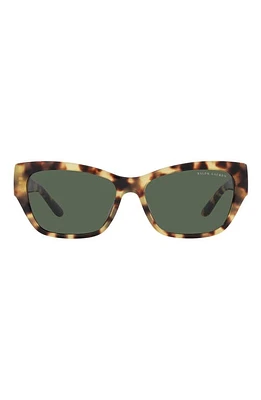 Ralph Lauren 57mm Cat Eye Sunglasses in Havana at Nordstrom