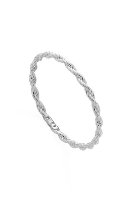 Monica Vinader Corda Skinny Ring Silver at Nordstrom,