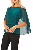 Chaus Drape Overlay Off the Shoulder Top at Nordstrom,