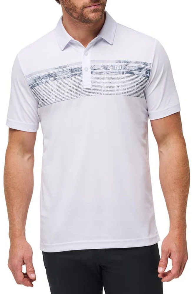 TravisMathew Banzai Beach Piqué Polo White at Nordstrom,