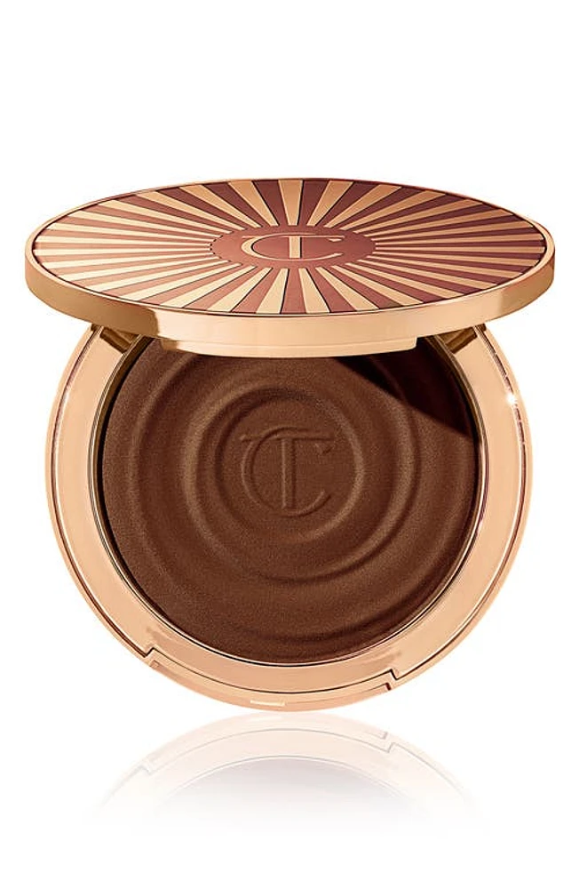 Charlotte Tilbury Beautiful Skin Sun-Kissed Glow Bronzer in 4 Deep at Nordstrom