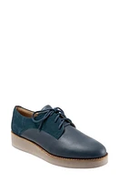 SoftWalk Willis Derby Dark Navy Leather at Nordstrom,