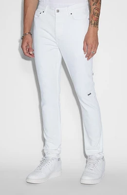 Ksubi Chitch Polar Krystal Slim Fit Jeans White at Nordstrom,