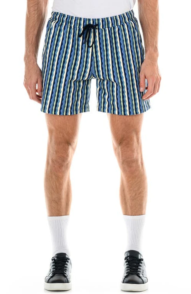 Original Paperbacks Palm Cotton Blend Drawstring Volley Shorts at Nordstrom,