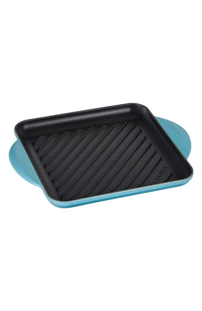 Le Creuset 9 1/2-Inch Square Griddle Pan in Caribbean at Nordstrom