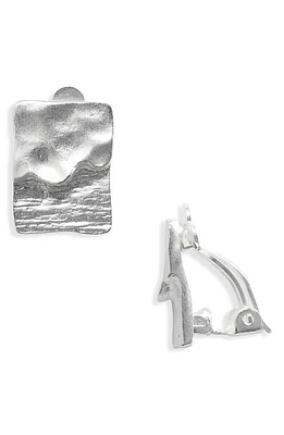 Karine Sultan Clip-On Earrings in Silver at Nordstrom