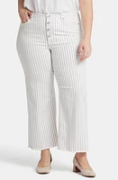 NYDJ Teresa Exposed Button High Waist Ankle Wide Leg Jeans at Nordstrom,