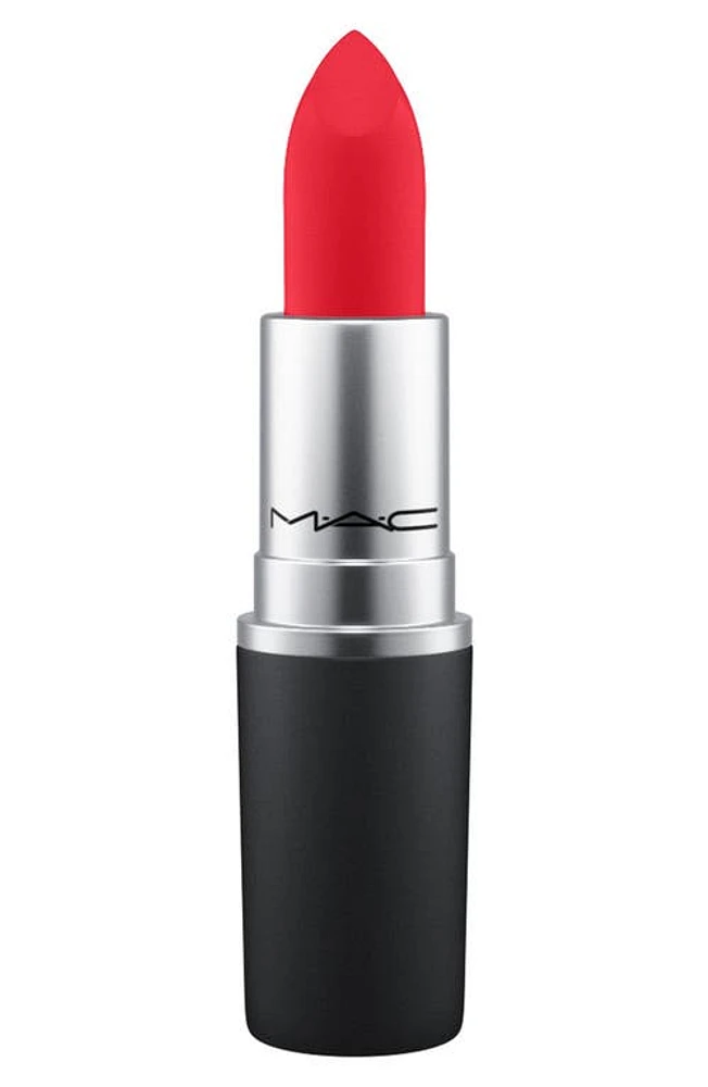 MAC Cosmetics Powder Kiss Lipstick in Lasting Passion at Nordstrom