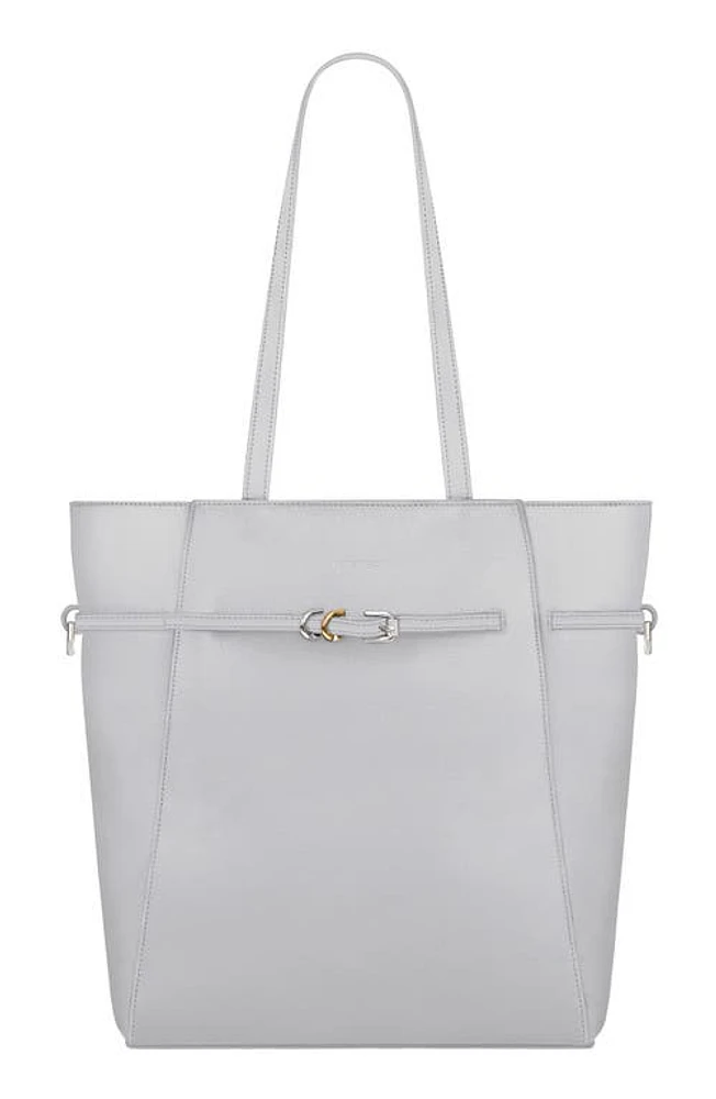 Givenchy Small Voyou Leather North/South Tote in Light Grey at Nordstrom