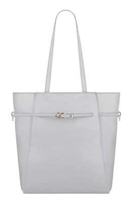 Givenchy Small Voyou Leather North/South Tote in Light Grey at Nordstrom