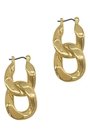 st. Moran Huxley Curb Chain Drop Earrings in Yellow at Nordstrom