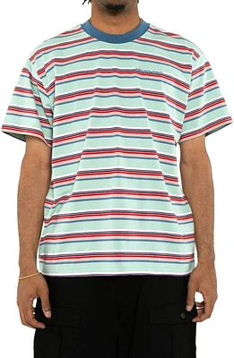 Round Two Stripe Cotton Ringer T-Shirt at Nordstrom,