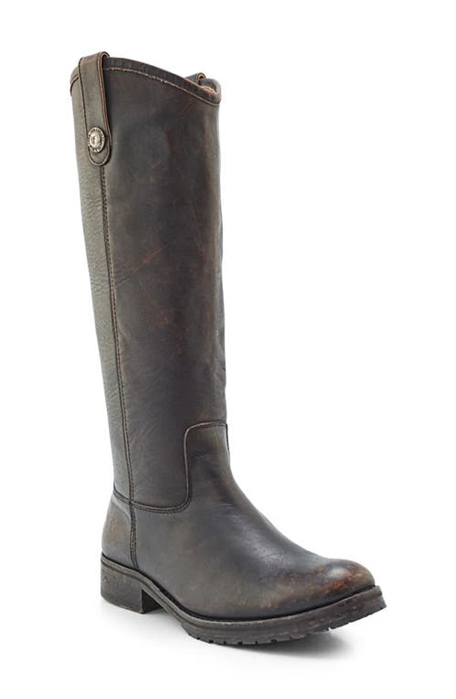 Frye Melissa Double Sole Knee High Boot Black - Toga Leather at Nordstrom,