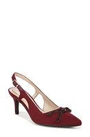 LifeStride Social Scene Crystal Slingback Pump Pinot Noir at Nordstrom,