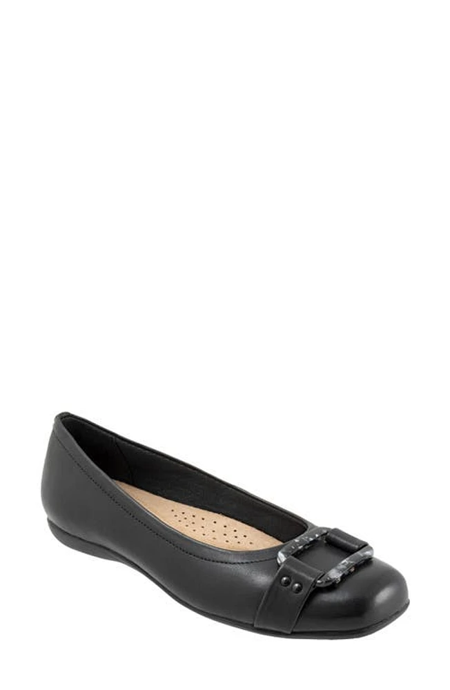 Trotters Sizzle Signature Flat - Multiple Widths Available Black at Nordstrom