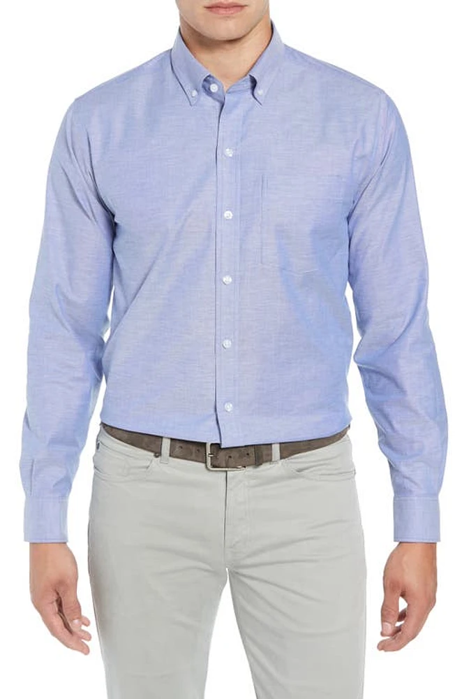 Cutter & Buck Classic Fit Oxford Sport Shirt French Blue at Nordstrom,