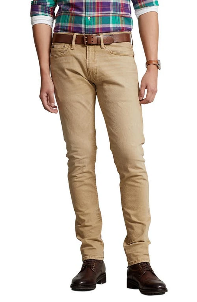 Polo Ralph Lauren Sullivan Stretch Skinny Jeans in Hdn Boating Khaki at Nordstrom, Size 34 X 32