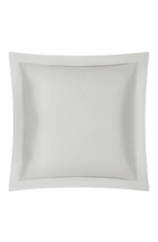 Matouk Talita Hemstitch Euro Sham in Silver at Nordstrom