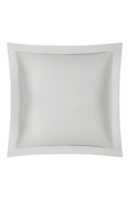 Matouk Talita Hemstitch Euro Sham in Silver at Nordstrom