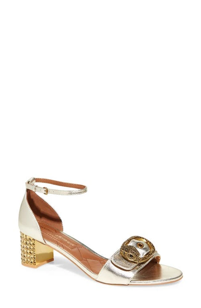 Kurt Geiger London Mayfair Ankle Strap Sandal Silver at Nordstrom,