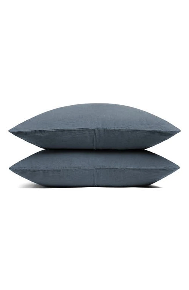 Parachute Set of 2 Linen Pillowcases in Dusk at Nordstrom