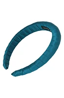 L. Erickson Sophia Silk Headband in Maui Blue at Nordstrom