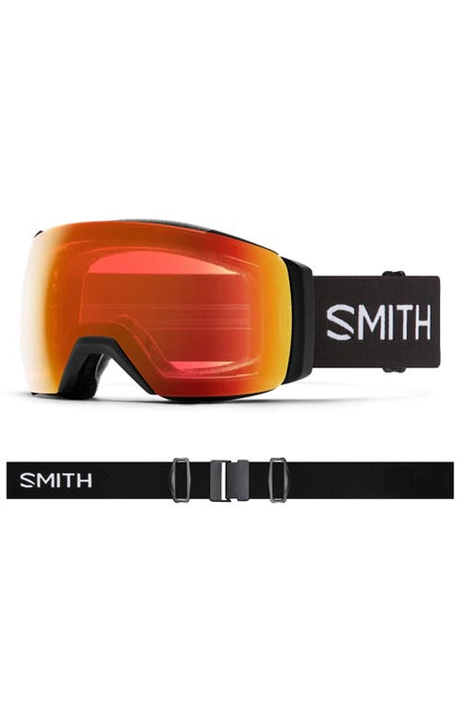 Smith I/O MAG 185mm Snow Goggles in Black /Chromapop Red at Nordstrom