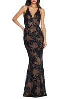 Dress the Population Sharon Embellished Lace Evening Gown at Nordstrom,