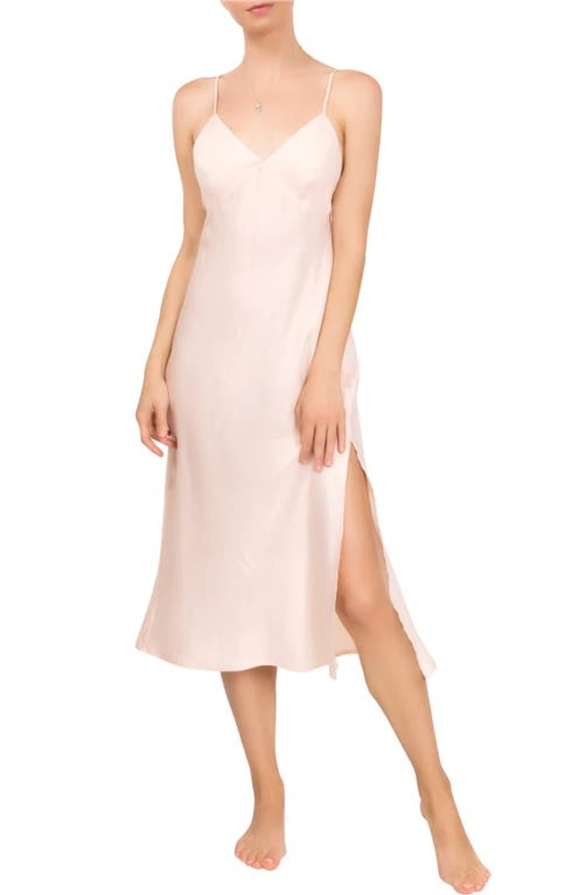 Everyday Ritual Joan Satin Slip Champange at Nordstrom,