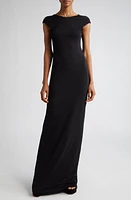 K. NGSLEY Le Twist Jersey Maxi Dress Black at Nordstrom,