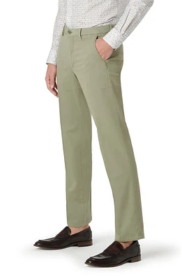 Bugatchi Flat Front Stretch Chinos at Nordstrom,