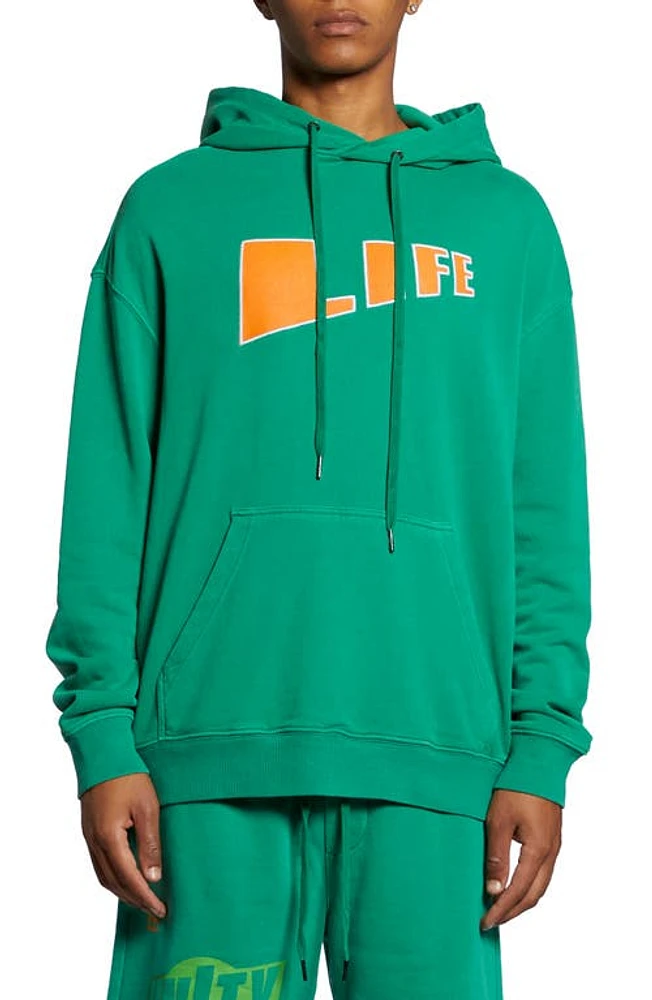 Ksubi Oversize Life Biggie Graphic Hoodie in Green at Nordstrom, Size X-Large