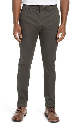 HIROSHI KATO Denit Slim Fit Chinos Military Green at Nordstrom, X 34