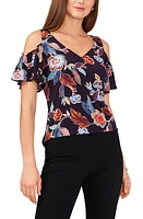 Chaus Print Cold Shoulder Top at Nordstrom,