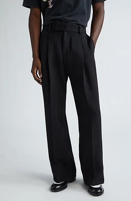 AMIRI Double Pleat Pants Stretch Limo at Nordstrom, Us