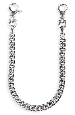 Good Art Hlywd Curb Link Wallet Chain in Silver at Nordstrom