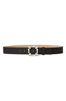 B-Low the Belt Esma Rhinestone Buckle Belt in Black Silver at Nordstrom, Size X-Small