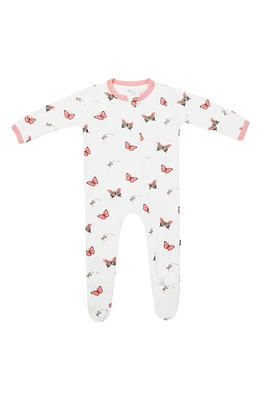 Kyte BABY Zip-Up Footie in Butterfly at Nordstrom