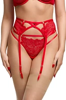 Von Follies By Dita Teese Mad XXX Suspender Belt at Nordstrom,