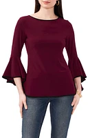 Chaus Bell Sleeve Top Mulberry at Nordstrom,